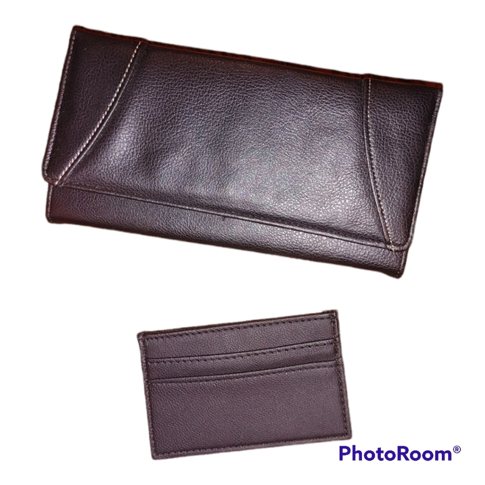 ❗Black leather wallet